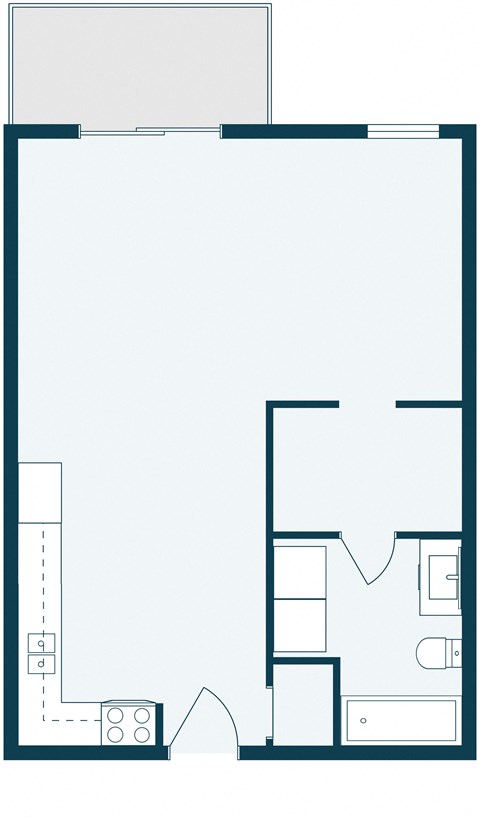 Desoto Estates | Efficiency | Plan 01A